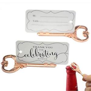 50pcs Key Bottle Opener Place Card Holder for Weddings Table Name Cards for G...