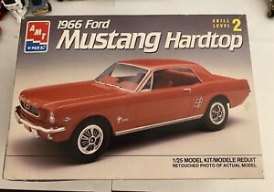 1966 Ford Mustang Hardtop 1:25 Model Kit #6526 AMT/ERTL SEALED CONTENTS NEW