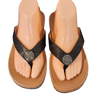 Vionic Womens Size 9 Pacific Pilar Toe-Post Sandals Ladies Wedge Flip Flops New!