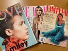 Bundle / Lot : Miley Cyrus Magazine Covers Love, Vanity Fair, Elle