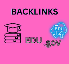 Build 20+ High-Quality Backlinks from US-based .EDU and .GOV Authority Websites