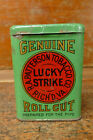 Vintage Lucky Strike R. A. Patterson Tobacco Co Roll Cut Tin Advertising EMPTY