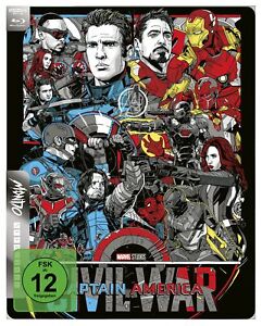 Captain America: Civil War - Mondo Steelbook Edition (4K Ultra  (4K UHD Blu-ray)