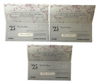 3 Pcs United Airlines United Express Flight Voucher $25 Coupons Collectible Rare