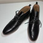 New STEVE MADDEN MEN Black DRESS SHOES/CHUKKA Ankle BOOTS size 13 Faux Leather