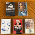 Madonna 5 Cassette Tape Lot Like a Virgin Erotica Like a Prayer You Can Dance