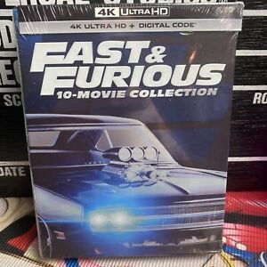 Fast &amp; Furious 10-movie Collection 4K UHD Blu-ray - Sealed Free Ship