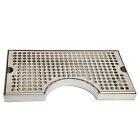 12''Stainless Steel Kegerator Beer Drip Tray Surface Mount Tower CutOut No Drain