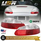 DEPO Red / Clear LED Tail Light Lamp Pair For 97-04 Porsche Boxster 986 Roadster (For: Porsche Boxster)