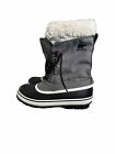 ❄️❄️❄️ Sorel Winter Carnival Women Duck Snow Boots Size 7 Gray Waterproof