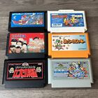 6 Nintendo Games Lot (Nintendo Famicom FC NES) Japan Import Yoshi, Dragon Quest