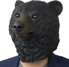 ® Black Bear Mask Wild Animal Latex Full Head Realistic Masks Fancy Dress for Ha