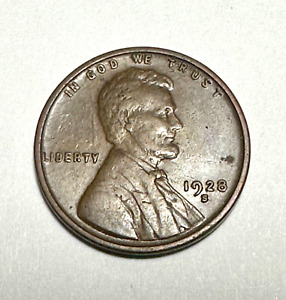 1928-S Lincoln Head Cent Wheat Penny San Francisco Mint BN KM#132 XF