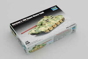 TRUMPETER 07121 1:72 German E-100 Super Heavy Tank Plastic Model Kit