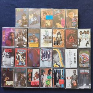 Hip Hop Cassette Tape Lot - All SEALED - 26 Total Promo, Rap, R&B 80s, 90s, Rare
