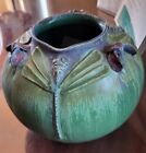 Vtg Ephraim Faience 2009 Art Pottery Green  Ceramic 