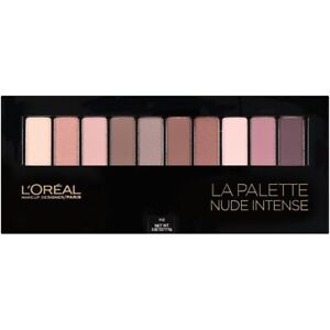 Loreal La Palette Eyeshadow Palette Nude Intense 112, 0.62 oz 10 Shades New