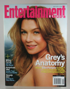 Entertainment Weekly  Ellen Pompeo Grey's Anatomy Miley Cyrus #990 May 2008