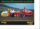 Jeff Gordon Ken Schrader  Quaker State  Postcard   Hero card    NASCAR  1996