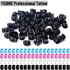 200-1000Pcs Skull Shape Premium Tattoo Ink Cups With Base Prevent Falling Off