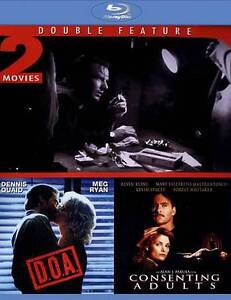 D.O.A. (1988) + Consenting Adults (Blu-ray, 2013, Mill Creek Double Feature) NEW