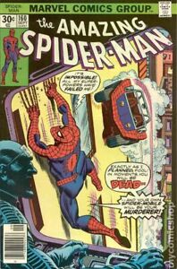 Amazing Spider-Man #160 VG- 3.5 1976 Stock Image Low Grade