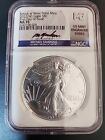 2022 ( W) Silver Eagle NGC MS70 First Day of Issue Gaudioso - U.S. Mint Engraver