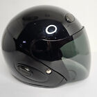 HJC CL-33 Black Motorcycle Helmet Open Face With HJ-11 Tinted Visor Adult Size M