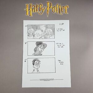 Harry Potter (2001) - Production Used Storyboard,  Harry Smiles, Scene 50.6, COA