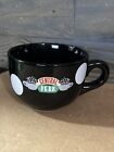 Friends TV Series Central Perk large Coffee Mug Ceramic Black Gloss TM Warner