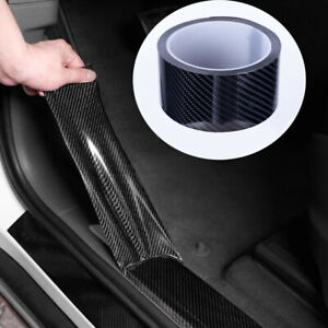 3m Carbon Fiber Car Door Plate Sill Scuff Cover Anti-Scratch Sticker Accessories (For: 2022 Kia Rio)