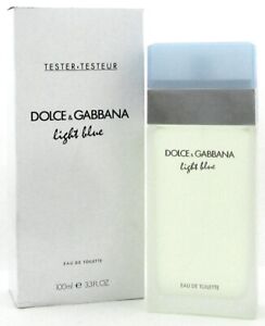 DOLCE GABBANA LIGHT BLUE 3.3 oz D&G WOMEN PERFUME EDT 100ML 3.4 NEW IN BOX W CAP
