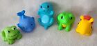 Munchkin Squirting Bath Toys Lot of 3 Frog, Snail, Otter, 1 Frog 1 Whale Other J