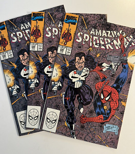 Amazing Spider-Man #330 - Marvel 1990 - Punisher - Lot of 3 Comics