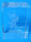 MetLife Snoopy Paperweight Award Crystal Glass Laser Cube iArt Jaffa Peanuts