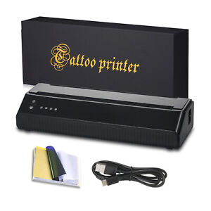 Wireless Tattoo Stencil Printer BT Thermal Copier Machine with 11Pcs Paper Z3E7