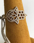 Messika Fatma Hamsa Hand of God Diamond 18K Rose Gold Ring Sz 5.75-6 NWT $2880