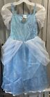 Disney Store Cinderella Princess Costume Dress Halloween Child Size Large 10 EUC