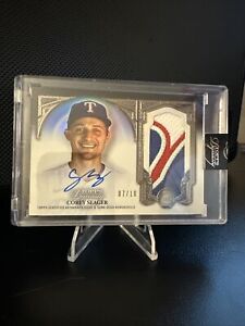 2023 Topps Dynasty Corey Seager Auto /10 Game Used Rangers Smiling Version