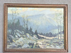 OLD ANTIQUE OIL PAINTING CALIFORNIA PLEIN AIR LISTED ART MARGARET CARLSTEDT