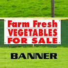 Farm Fresh Vegetables For Sale Food Fair Advertising Vinyl Banner Business Sign
