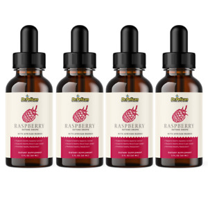 Raspberry Ketone Drops- Keto & Weight Support-4 Bottles-240ml (2fl oz)