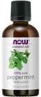 Peppermint Oil (100% Pure), 4 oz - NOW Foods Essential Oils
