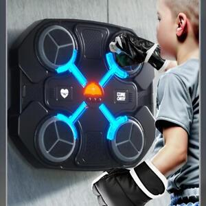 New ListingMusic Boxing Training Machine Electronic Bluetooth Wall Target Sports Home Gift