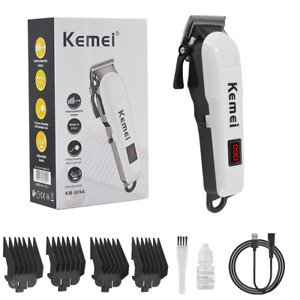 Kemei Rechargeable Electric Hair Clippers Hair Cutting Cordless Trimmer for Mens