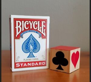 NEW Euchre Cube Trump Marker Bridge Playing Cards Pinochle Block - Handmade