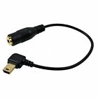 3.5mm Female to Mini USB Male Microphone Adapter Audio Transfer Cable Gopro 3, 4