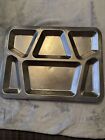 US Army WWII 1943 Stainless Steel 6 Divided Food Serving Mess Hall Tray Mo278