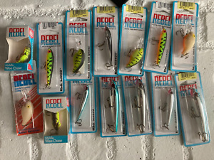 Lot of 14 Brand new Rebel Lures