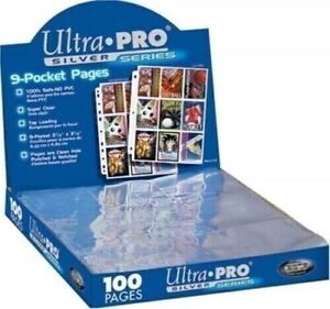 Silver Binder Pages 9-Pocket - 100 count Ultra Pro 81442